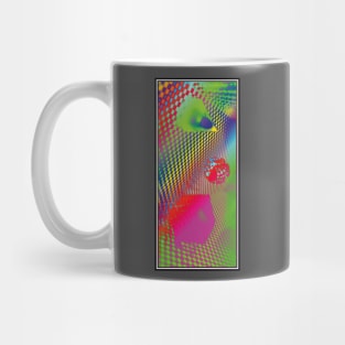 Rainbow Saturated 3d Geometric Shapes Mug